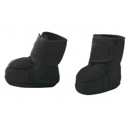 Disana Boiled Wool  Booties Anthracite