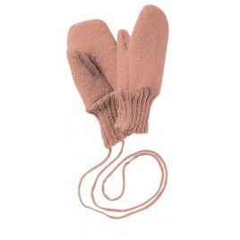 Disana Boiled Wool Gloves rosé