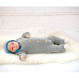 Disana Knitted Overall grey
