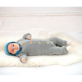 Disana Grey Knitted Overall