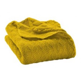 Disana Knitted Woollen Baby Blanket curry