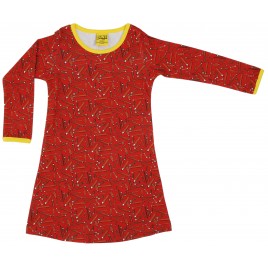 Duns Long Sleeve Dress Basic Pencils Wine vanaf 98