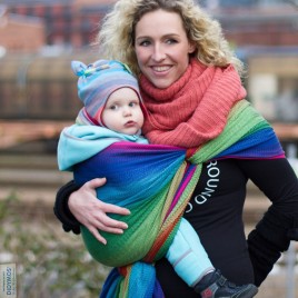 Didymos Babywrap Sling Lisca white Rainbow size 7
