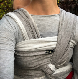 Didymos Baby wrap sling doubleface stone lino 6