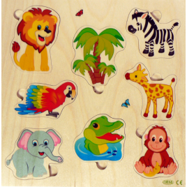 Hess Puzzle Dschungel/Palme