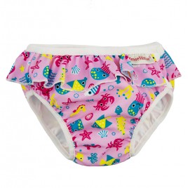 Imse Vimse Swim Diaper Pink Sealife