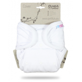 Petit Lulu One Size Cover (Snaps) White