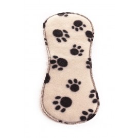 Ella's House Bum booster fleece black paw