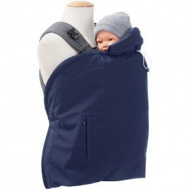 Mamalila Babywearing Cover Softshell- vario navy-ice