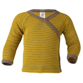 Engel Shirt long sleeved Saffron/walnut