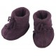 Engel Baby Bootees with Ribbon Lilac melange