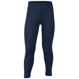 Engel Children's leggings, fine rib marine