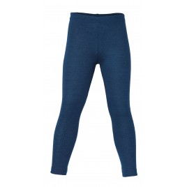 Engel Children's leggings, fine rib light ocean