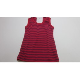 Engel Children's shirt sleeveless, fine rib kirshrot/orchid