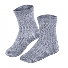 Living Crafts Kinder-Norwegersöckchen Navy Mouliné