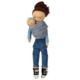 Hoppa Lisa & Lilly 40cm Blauw