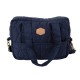 Filibabba Nursery Bag Soft quilt  Dark Blue