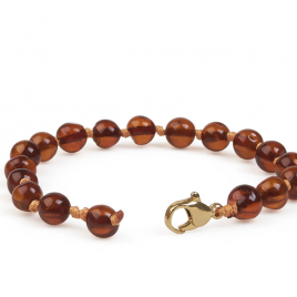 Grün Specht Amber Wrist/Ankle Chain Cognac
