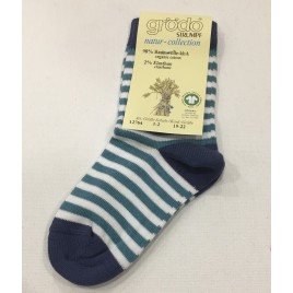 Grödo Kindersöckchen Denim-Gletscher-Okoweiss