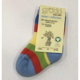 Grödo Babysöckchen wasserblau-regattablau