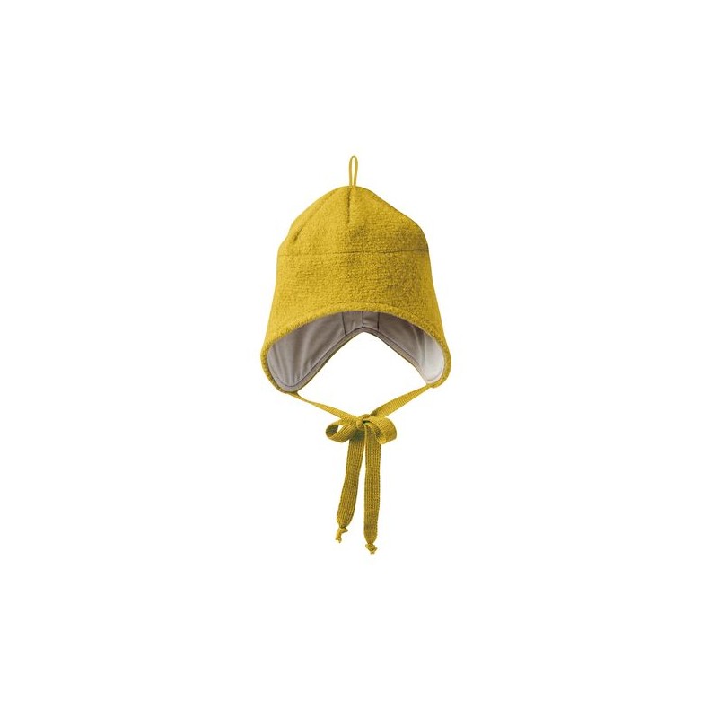 Disana Boiled Wool Hat curry