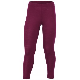 Engel Children's leggings, fine rib orchidee