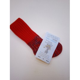 Grödo Babysöckchen kirschrot-marine-chinabl