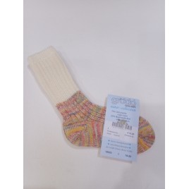 Grödo Kindersöckchen Rohweiss-Bunt