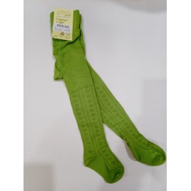 Grödo Babystrumpfhose Erbsengrün-Moos