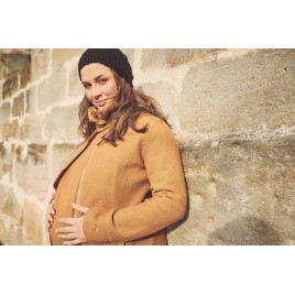 Mamalila Eco Wool Babywearing Coat Oslo camel