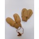 Naturfellparadise Kinderhandschuh mit strickbund und Schnur