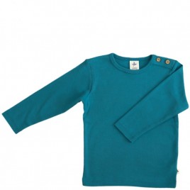 Leela Cotton Langarmshirt  ozeanblau