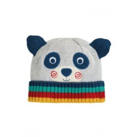 Frugi Merry Knitted Mittens Panda