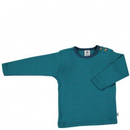 Leela Cotton Langarmshirt donaublau/lapis