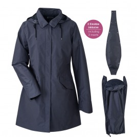 Mamalila Rain Babywearing Coat Dublin navy
