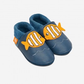 Orangenkinder Fish blau