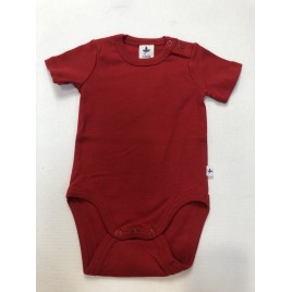 Leela Cotton Kurzarmbody ziegelrot