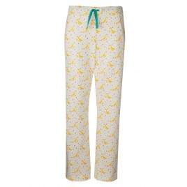 Frugi Pansy PJ Bottoms Soft Wine Runner Ducks