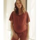 CacheCoeur Maternity and nursing top terracota