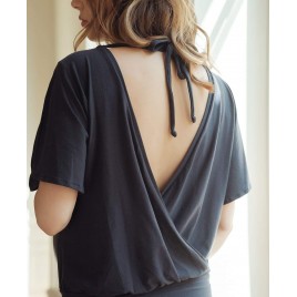 CacheCoeur Maternity and nursing top indigo