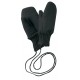 Disana Boiled Wool Gloves anthracite