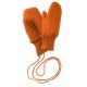 Disana Boiled Wool Gloves orange