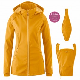 Mamalila Softshell Babywearing Jacket Allrounder mustard