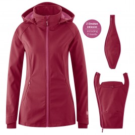Mamalila Softshell Babywearing Jacket Allrounder berry