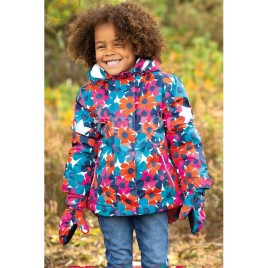 Frugi Snow and Ski Coat Bright Floral