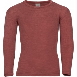 Engel Kinder-Shirt Langarm Feinripp copper
