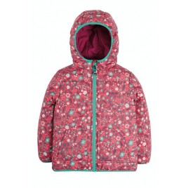 Frugi Reversible Toasty Trail Jacket Pink Mountain Flora