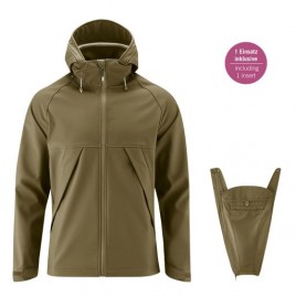 Mamalila Softshell  Babywearing Jacket  Men Allrounder khaki