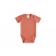 Leela Cotton Kurzarmbody tabasco