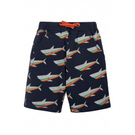 Frugi Samson Short Indigo Rainbow Sharks